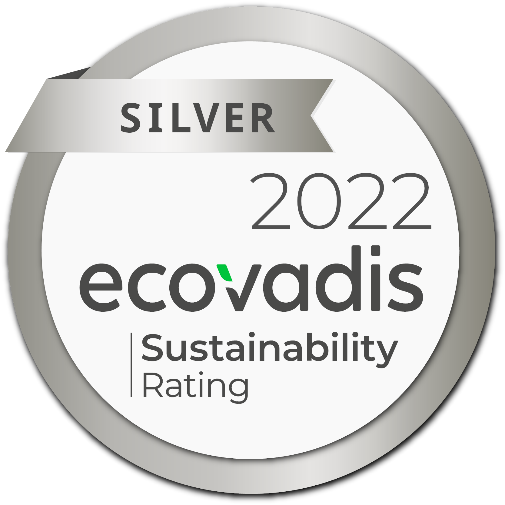 Logo ecovadis argent 2022